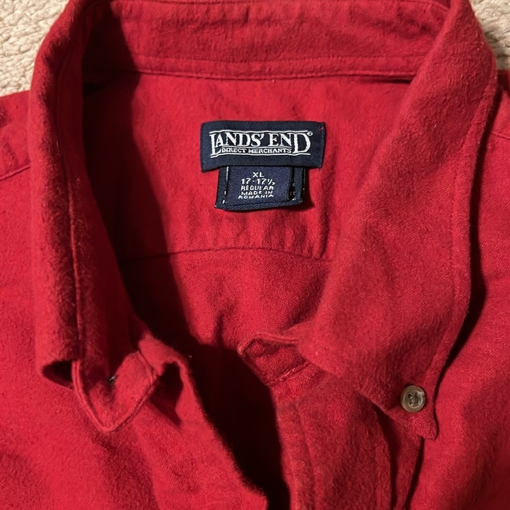 Lands End Men’s Button Shirt. Size XL. - Picture 3 of 11